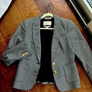 Banana Republic houndstooth blazer size 2